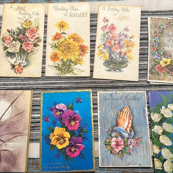 Set of Vintage Greeting Cards Variety of Occasions - Picture 4 of 5